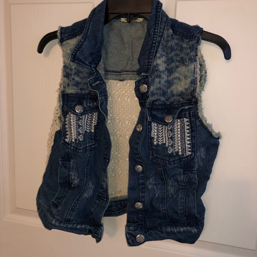 Miss me jean vest
